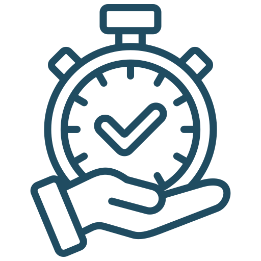 Graphical representation of Buildnest’s on-time service delivery — symbolizing prompt, reliable, and professional handyman and property solutions in the Niagara Region.