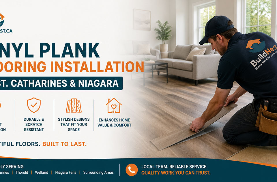 Vinyl Plank Flooring Installation in St. Catharines & Niagara