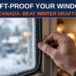Draft-proof your windows in Canada before winter - DIY guide poster