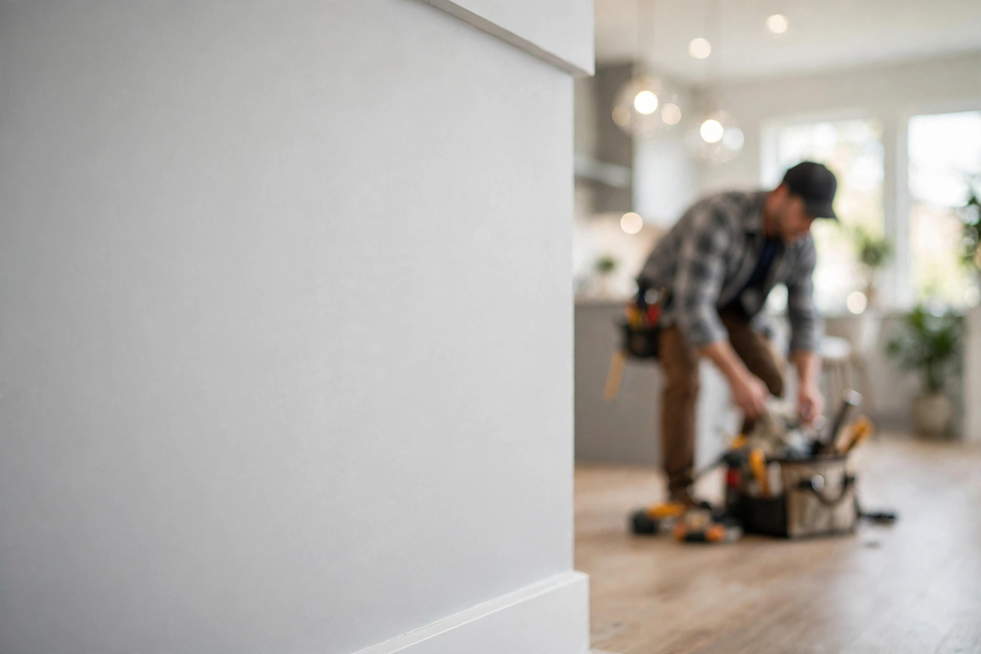 Finished drywall repair in Niagara — smooth seamless painted wall after professional patching by BuildNest
