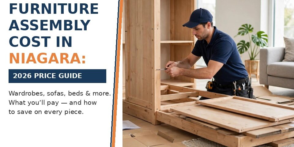 Furniture assembly cost in Niagara — 2026 price guide by BuildNest
