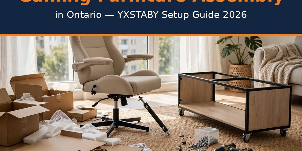 Gaming Furniture Assembly in Ontario — YXSTABY Setup Guide 2026 BuildNest blog poster