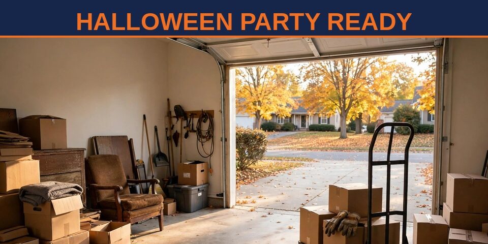 Junk removal Fort Erie — get your home Halloween-party ready poster